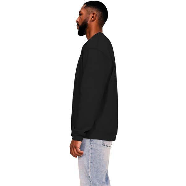 Casual Classics Herr Ringspun Bomull Förlängd Halsringning Oversize Black 4XL