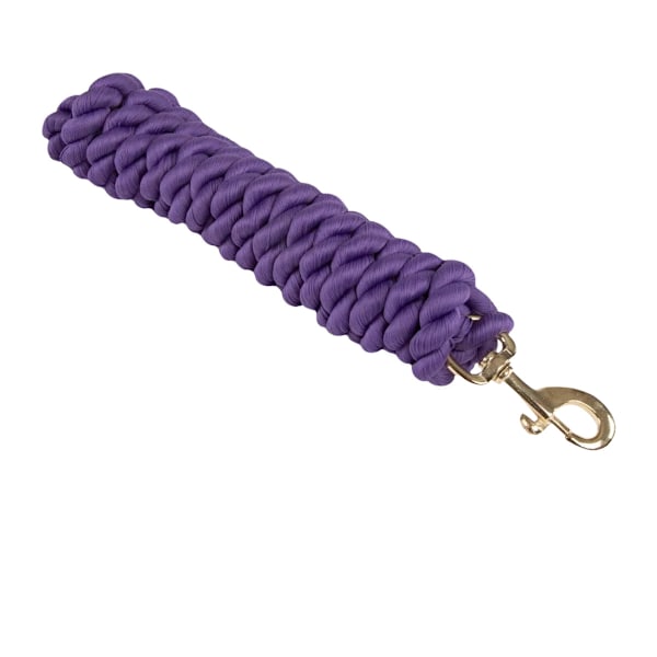 Shires Extra Long Horse Lead Rope One Size Lila Purple One Size