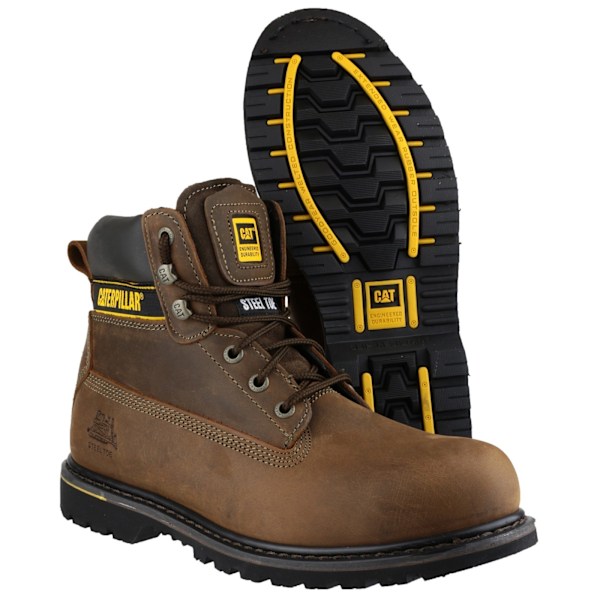 Caterpillar Holton SB Säkerhetskänga / Herrkängor / Kängor Säkerhet 1 Brown 10 UK