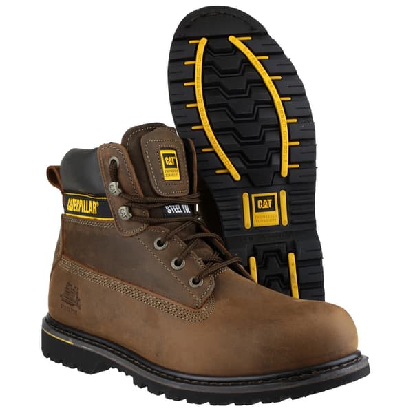 Caterpillar Holton SB Säkerhetskänga / Herrkängor / Kängor Säkerhet 1 Brown 11 UK