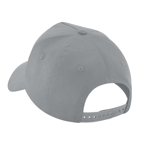 Beechfield Urbanwear 5 Panel Snapback Cap One Size Light Grey Light Grey One Size