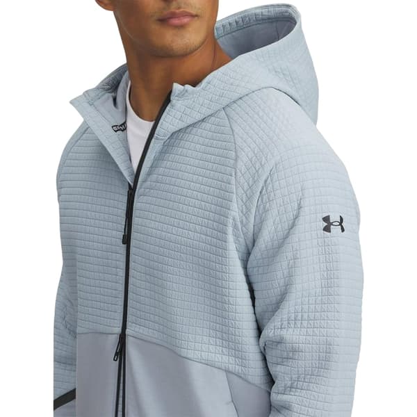 Under Armour Herr Unstoppable Textured Hooded Jacket S Blå Blue S