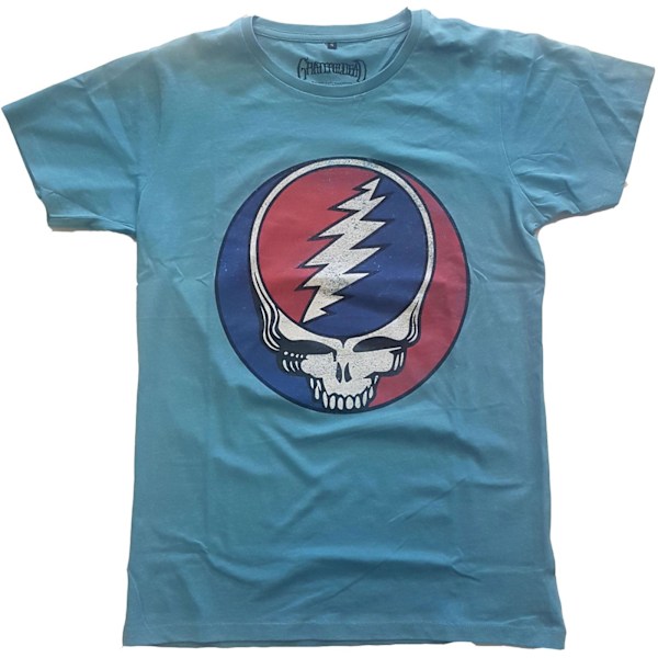 Grateful Dead Unisex Adult Steal Your Face Classic T-Shirt M Blå Blue M