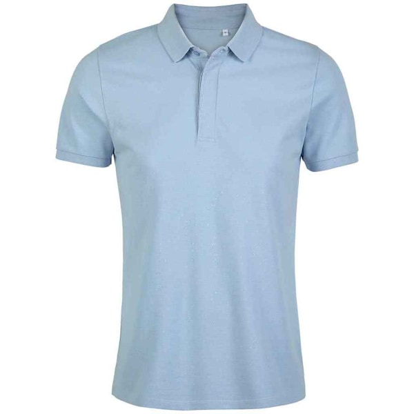 NEOBLU Herr Owen Pique Poloskjorta S Soft Blue Soft Blue S