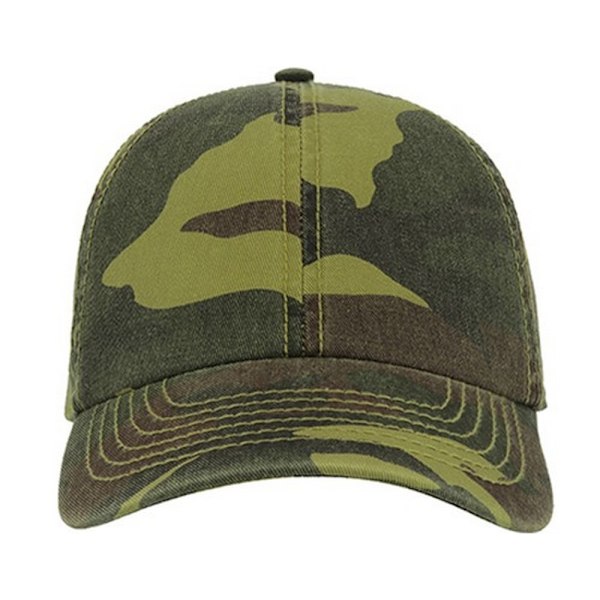 Atlantis Action 6 Panel Chino Baseball Cap One Size Camouflage Camouflage One Size