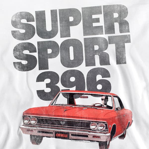 Chevrolet Unisex Vuxen Chevelle Ss Sweatshirt M Vit White M