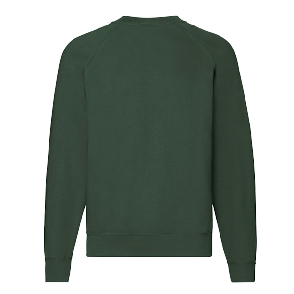Fruit Of The Loom Classic 80/20 Raglan Sweatshirt M Bottle Bottle Green M