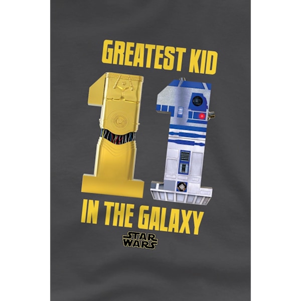 Star Wars Barn/Kids Bästa Barn C3PO R2-D2 T-Shirt 3-4 År Charcoal 3-4 Years