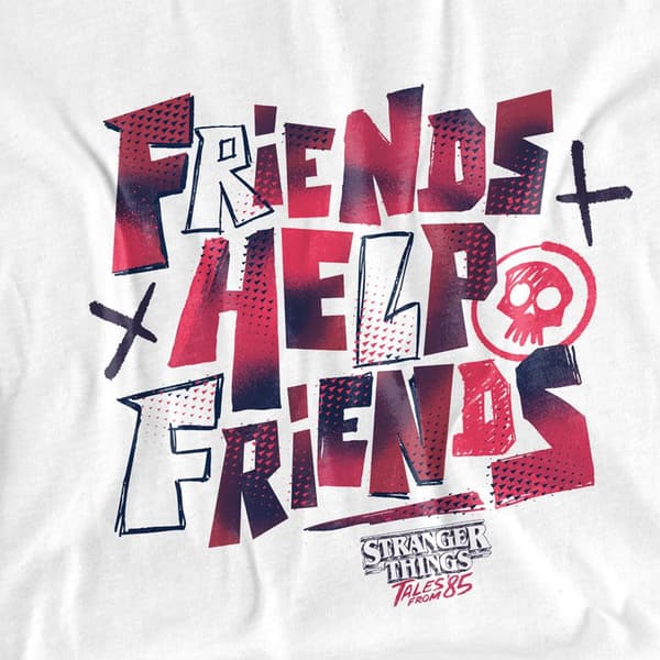 Stranger Things: Tales from ´85 Dam/Dam Friends Help Capp White M