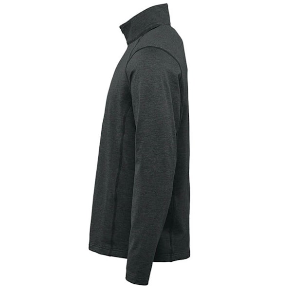 Stormtech Treeline Quarter Zip Pullover för män M Svartmelerad Black Heather M