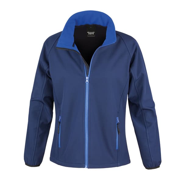 Result Core Dam/Dam Soft Shell Jacka M Marinblå/Kunglig Blå Navy/Royal Blue M