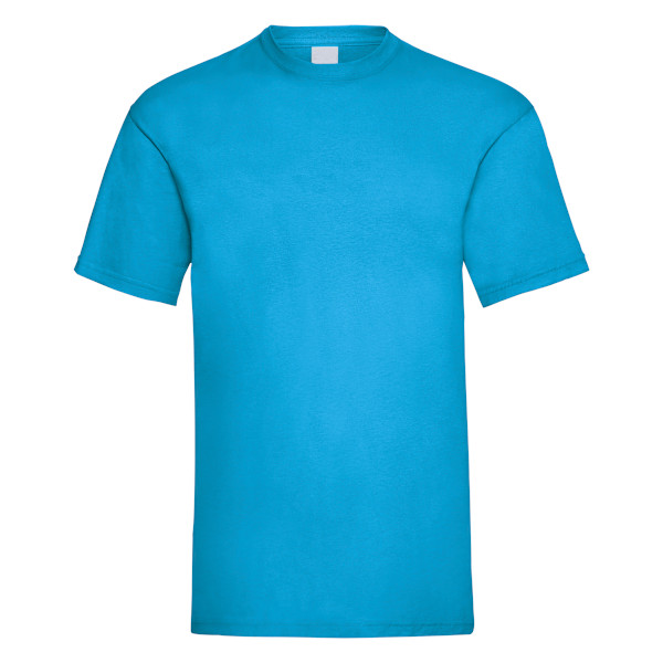 Herr Value Kortärmad Casual T-shirt X Large Cyan Cyan X Large