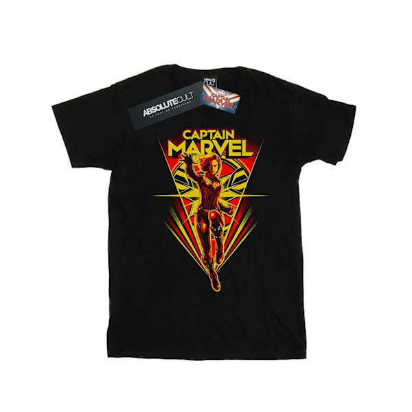 Marvel Captain Marvel Flying V T-shirt M Svart Black M