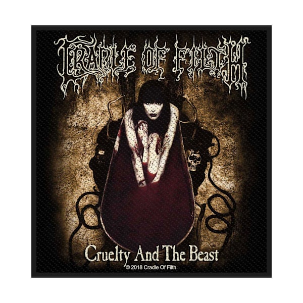 Cradle Of Filth Cruelty And The Beast Patch One Size Svart/Brun Black/Brown/White One Size