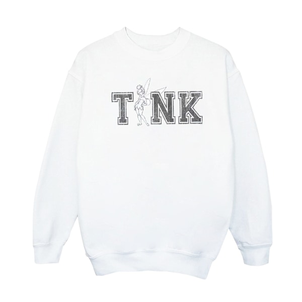 Disney Boys Tinker Bell Collegiate Tink Sweatshirt 7-8 år Vit White 7-8 Years