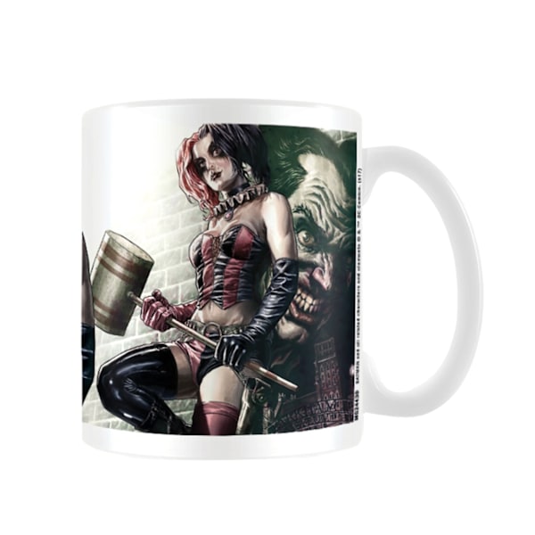 Batman Pose Harley Quinn Mugg En Storlek Flerfärgad Multicoloured One Size