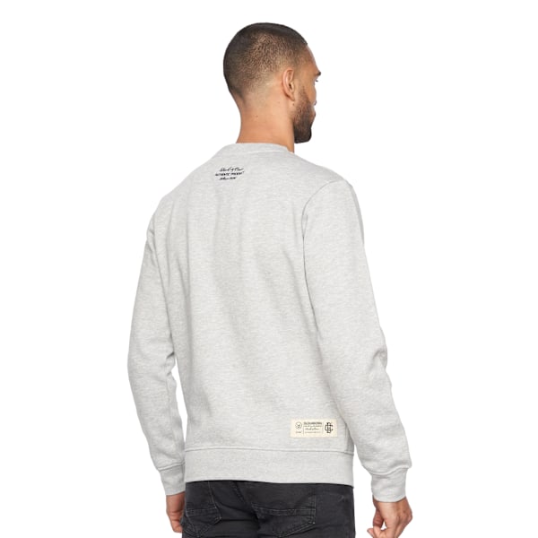 Duck and Cover Herr Keyaan Crew Neck Sweatshirt XL Grå Melange Grey Marl XL