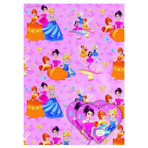 Gem Fairies Presentpapper (2-pack) One Size Rosa/Flerfärgad Pink/Multicoloured One Size