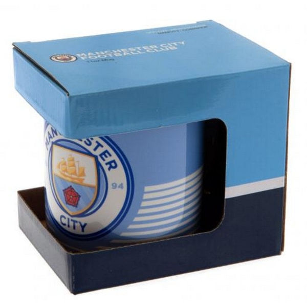 Manchester City FC Mugg En Storlek Blå Blue One Size