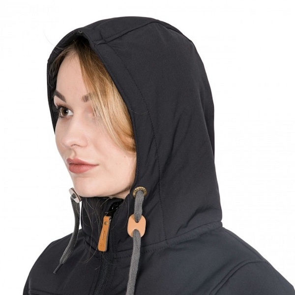 Trespass Womens/Ladies Kristen Längre Vattentät Jacka med Huva Black S
