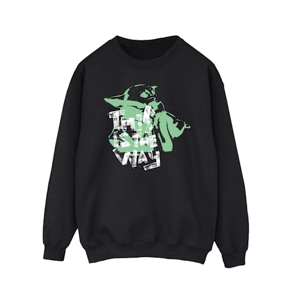 Star Wars Herr The Mandalorian This Is The Way Grogu Sweatshirt Black XL
