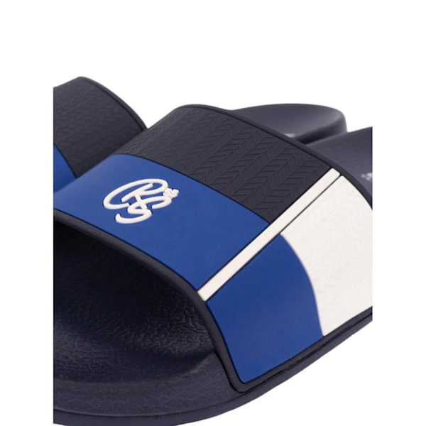 Crosshatch Mens Rentrays Sliders 8 UK Blå Blue 8 UK