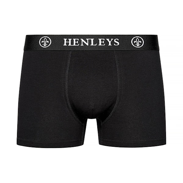 Henleys Herr McBlacken Boxershorts (5-pack) XXL Svart Black XXL