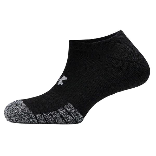 Under Armour Unisex Vuxen Performance No-Show Strumpor (3-pack) Black 7.5 UK-12 UK