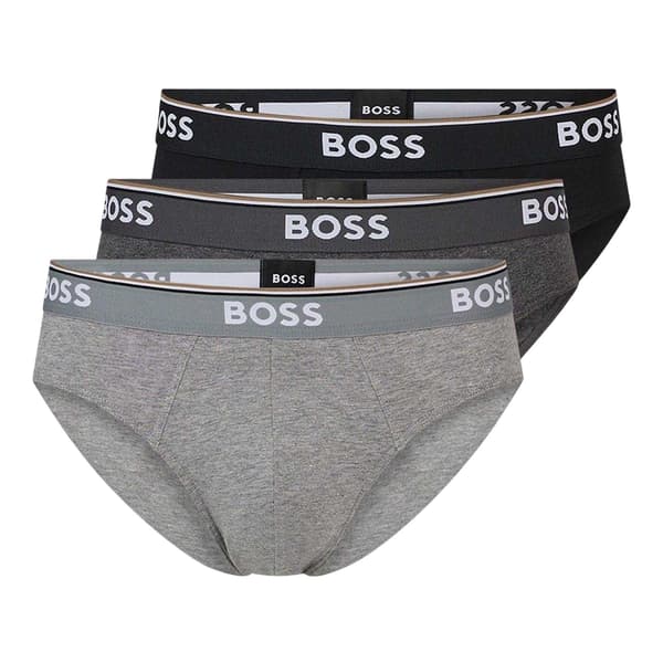 Boss Premium Kalsonger i Bomull för Herr (3-pack) M Grå/Mörkgrå/Sv Grey/Dark Grey/Black M