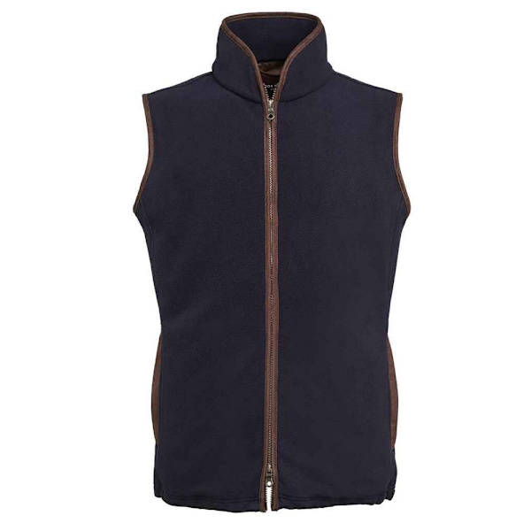 Brook Taverner Unisex Vuxen Cincinatti Fleece Gilet L Marinblå Navy L