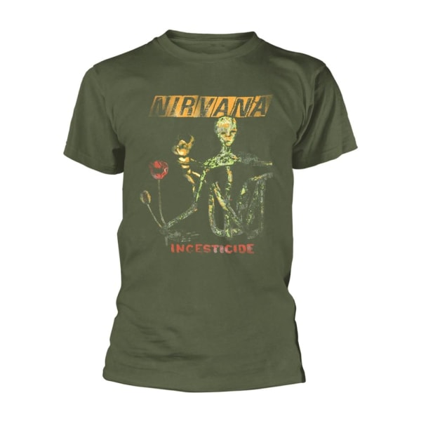 Nirvana Unisex Adult Reformant Incesticide T-Shirt XL Grön Green XL