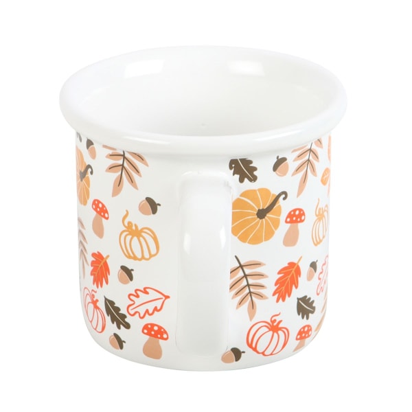 Något Annorlunda Höstlöv Och Pumpor Mugg En Storlek Vit White/Orange/Red One Size