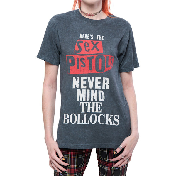 Sex Pistols Unisex Vuxen Never Mind The Bollocks Distressed Was Black S