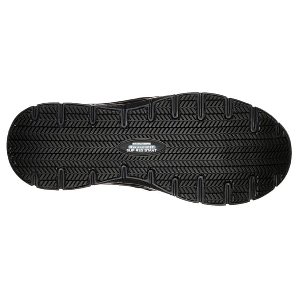 Skechers Herr Läder Flex Advantage SR - Bronwood Slip On Sko Black 9 UK