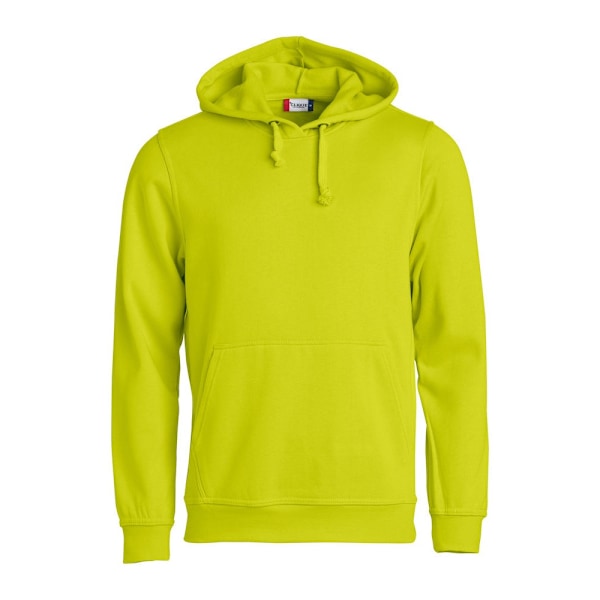 Clique Unisex Vuxen Basic Hoodie L Synlighet Grön Visibility Green L