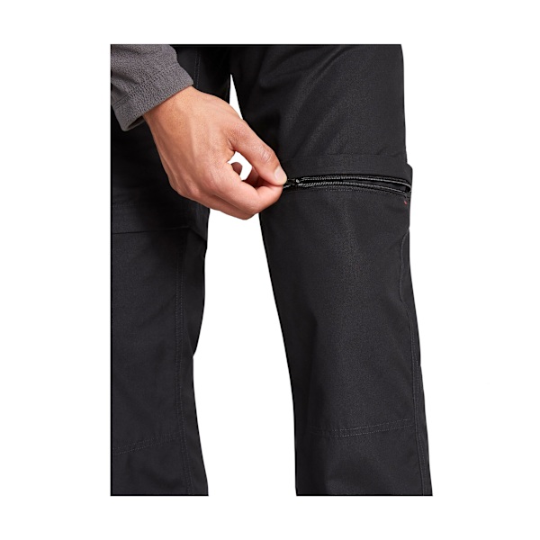 Craghoppers Mens Expert Kiwi Konvertibla Skräddarsydda Cargobyxor Black 36R