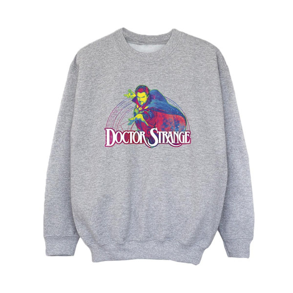 Marvel Boys Doctor Strange Psykedelisk Sweatshirt 12-13 År S Sports Grey 12-13 Years