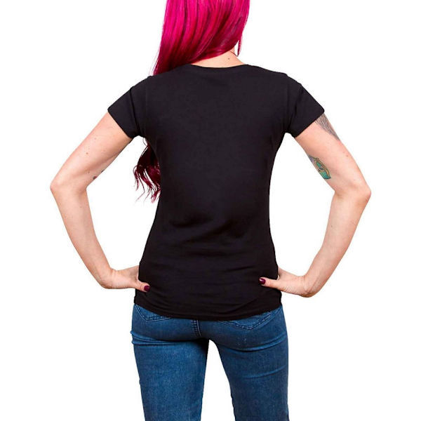 The Rolling Stones Dam/Kvinnor Flames Logo T-Shirt L Svart Black L