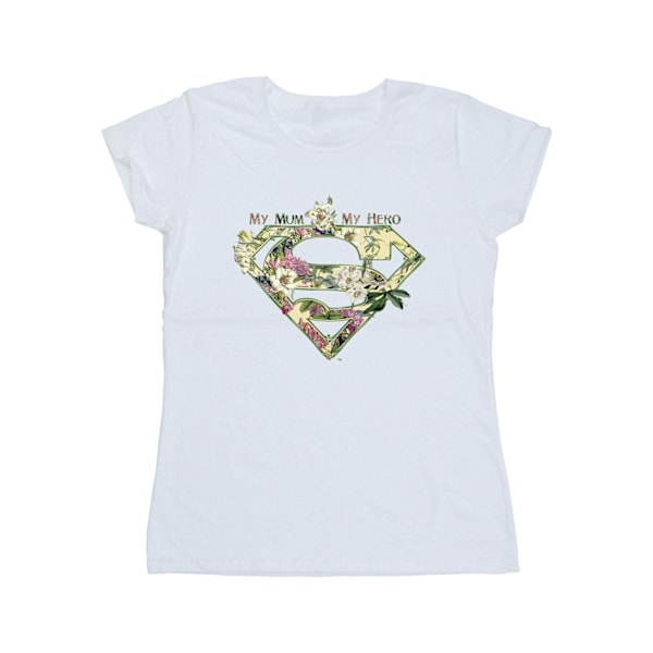 DC Comics Dam/Dam Superman Min Mamma Min Hjälte Bomull T-shirt White L