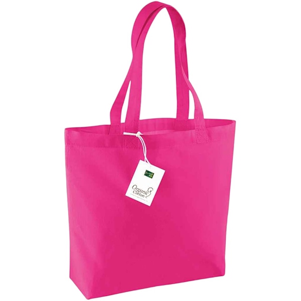 Westford Mill Ekologisk Bomull 16L Shopper Bag One Size Fuchsia Fuchsia One Size