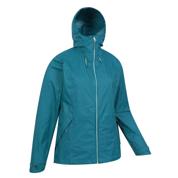 Mountain Warehouse Dam/Damer Swerve Packaway Vattentät Jacka Teal 18 UK