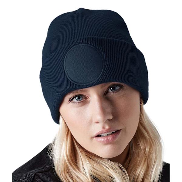 Beechfield Cirkellappad Beanie, One Size, Marinblå French Navy One Size