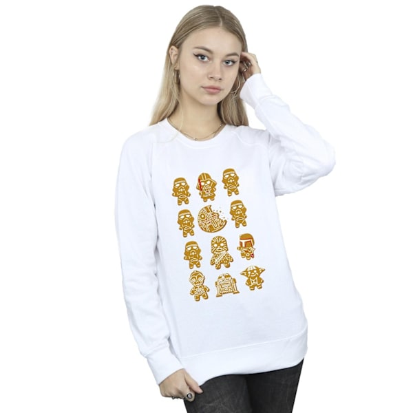 Star Wars Dam/Damer Episode IV: Ett nytt hopp 12 Pepparkaka Sweatshirt XXL Vit White XXL