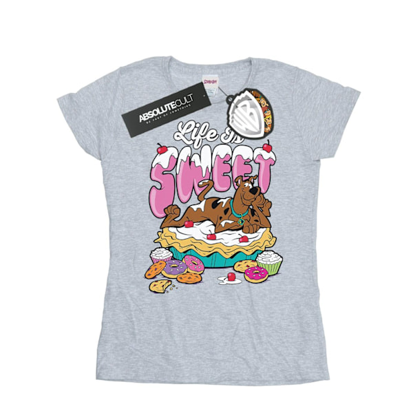 Scooby Doo Dam/Kvinnor Livet Är Sött Bomull T-Shirt XL Sport Sports Grey XL