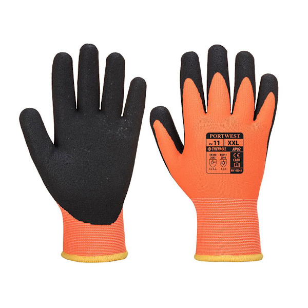 Portwest Unisex Vuxen AP02 Thermo Pro Ultra Handskar L Orange/Blå Orange/Black L