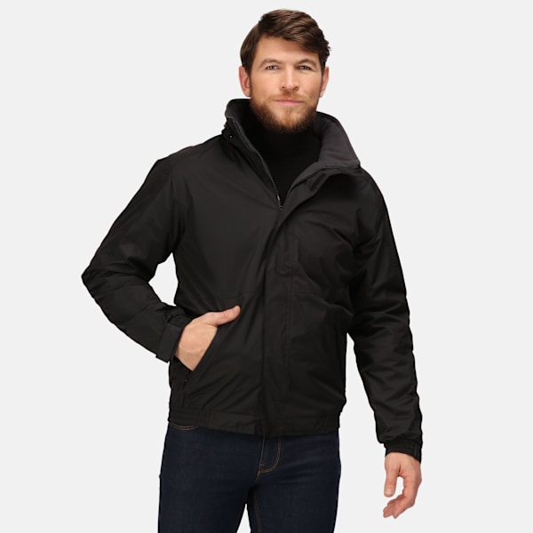 Regatta Dover Vattentät Vindtät Jacka (Thermo-Guard Isolering) Black/Ash 4XL