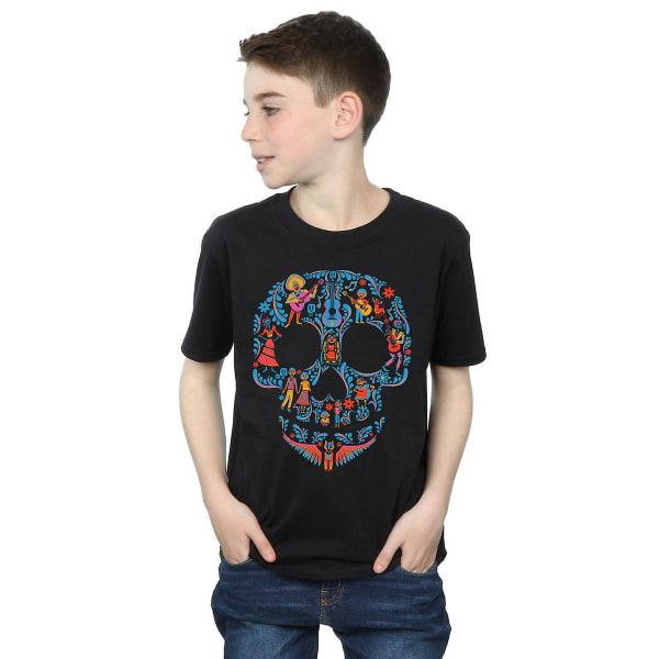 Coco Boys Skull T-shirt i bomull 9-11 år Marinblå Navy Blue 9-11 Years