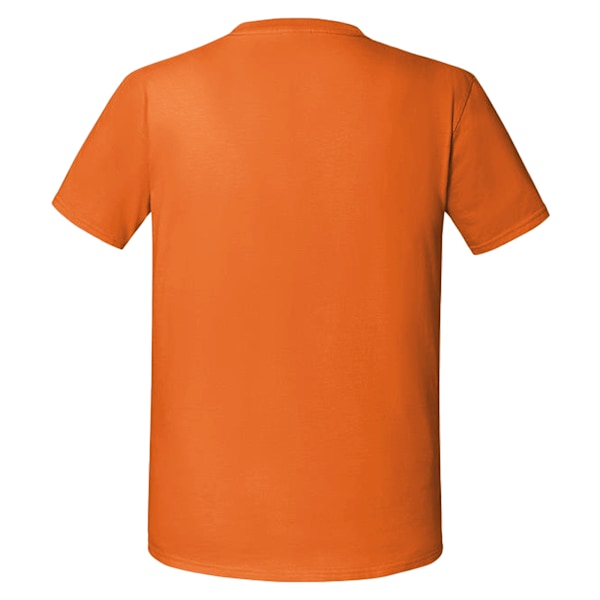 Fruit Of The Loom Herr Iconic 195 Ringspun Premium T-shirt L UK Orange L UK