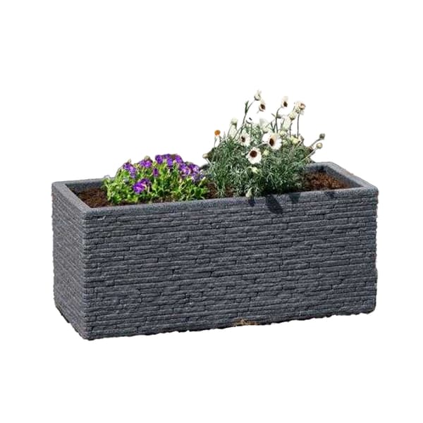 Strata Tråg Planter En Storlek Skiffer Slate One Size