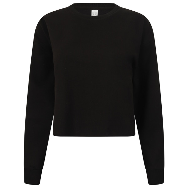 Skinni Fit Dam/Dam Cropped Slounge Sweatshirt XL Svart Black XL